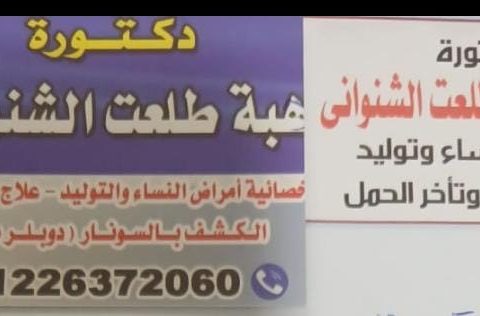عيادة د / دكتورة هبه محمد طلعت الشنواني اخصائي النساء و التوليد و علاج العقم و تاخر الحمل